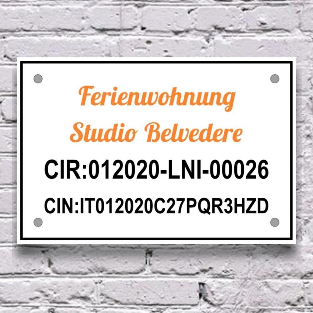 Ferienwohnung Studio Belvedere Brezzo Eksteriør bilde